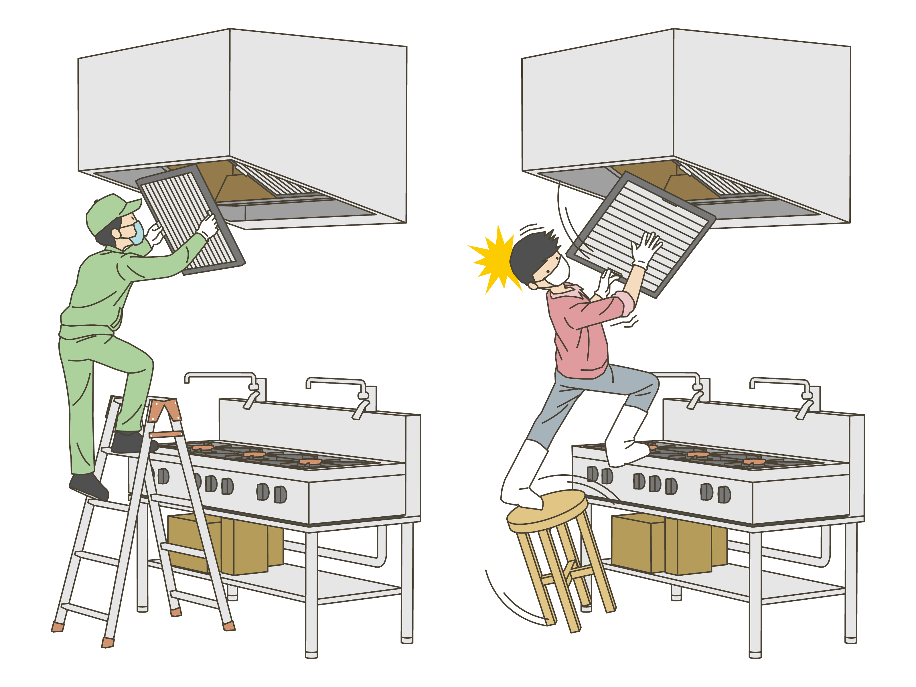 キッチン換気扇掃除